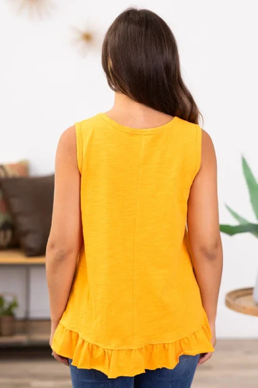 orange-tank-with-ruffle-trim