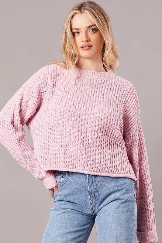 pink-knit-top-long-sleeve-chenille-kn2205c-45r-1