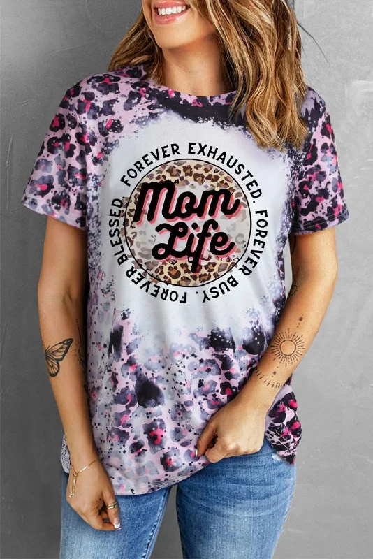 pink-mom-life-slogan-leopard-bleached-graphic-tee