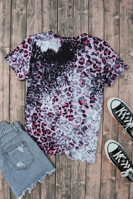 pink-mom-life-slogan-leopard-bleached-graphic-tee