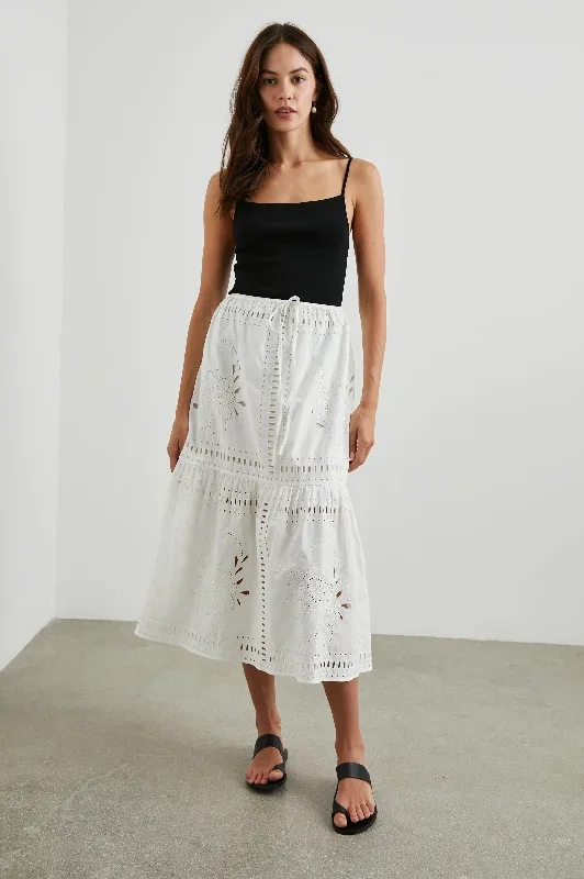 PRINA SKIRT - WHITE