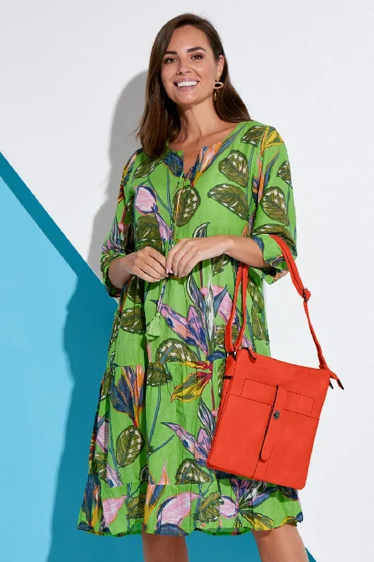 rebecca-tie-neck-dress-tropical-lime