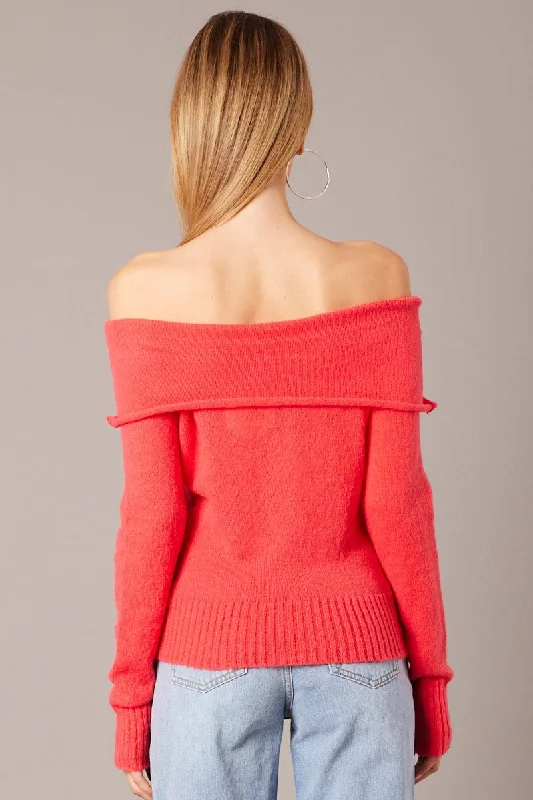 red-knit-top-long-sleeve-off-shoulder-kn2060-40rb-1