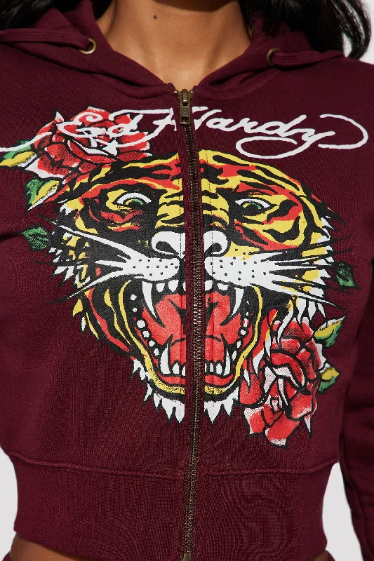 retro-tiger-ed-hardy-zip-front-hoodie-burgundy