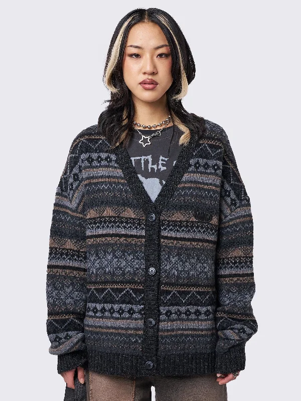 Ripley Jacquard Knit Cardigan