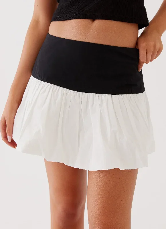 riva-bubble-hem-mini-skirt-black-ivory