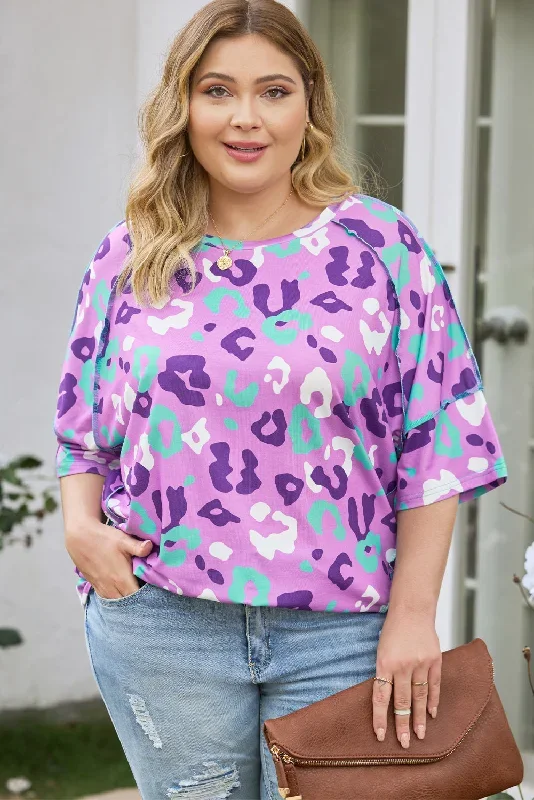 rose-leopard-kiss-print-plus-size-short-sleeve-tee