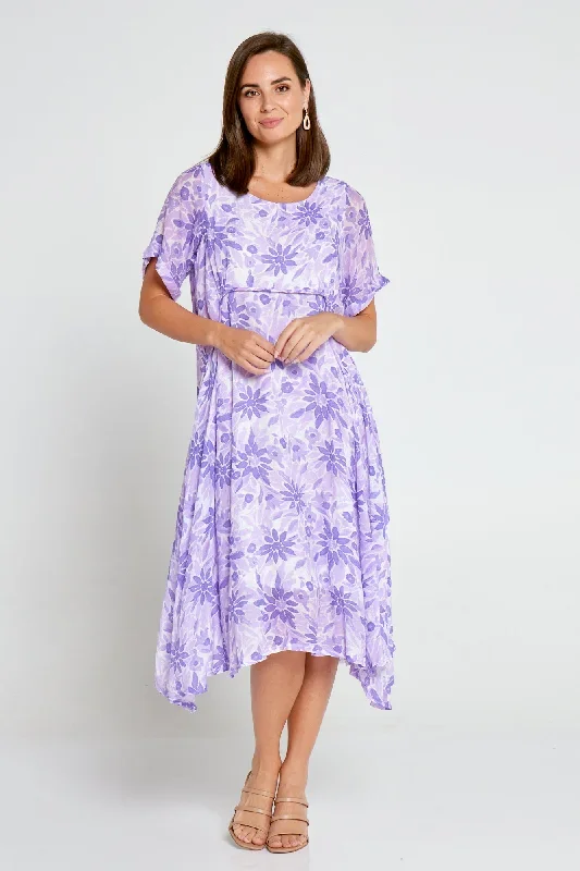 Rossetti Dress - Purple Floral