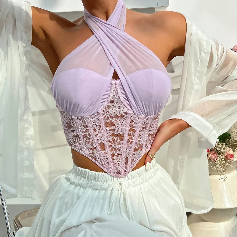 sexy-crossed-halter-neck-lace-floral-mesh-cropped-corset-top-violet