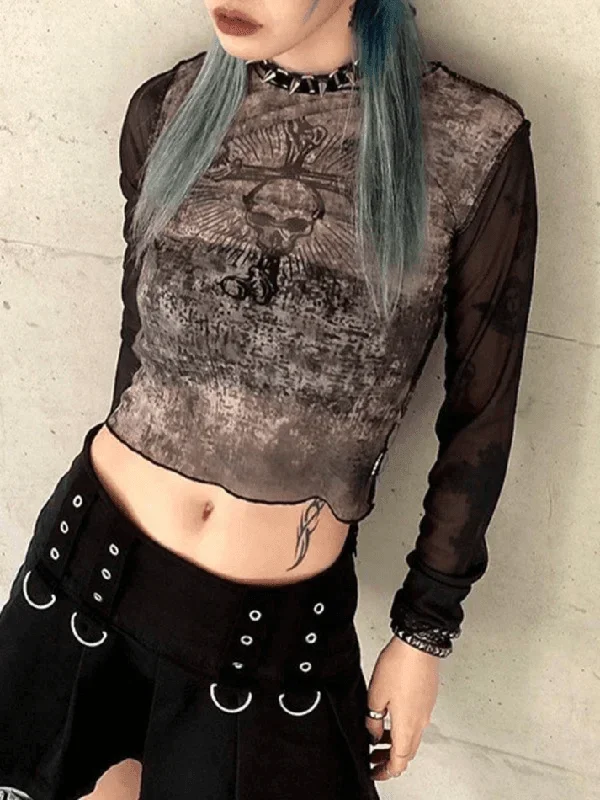 skull-mesh-long-sleeve-crop-top