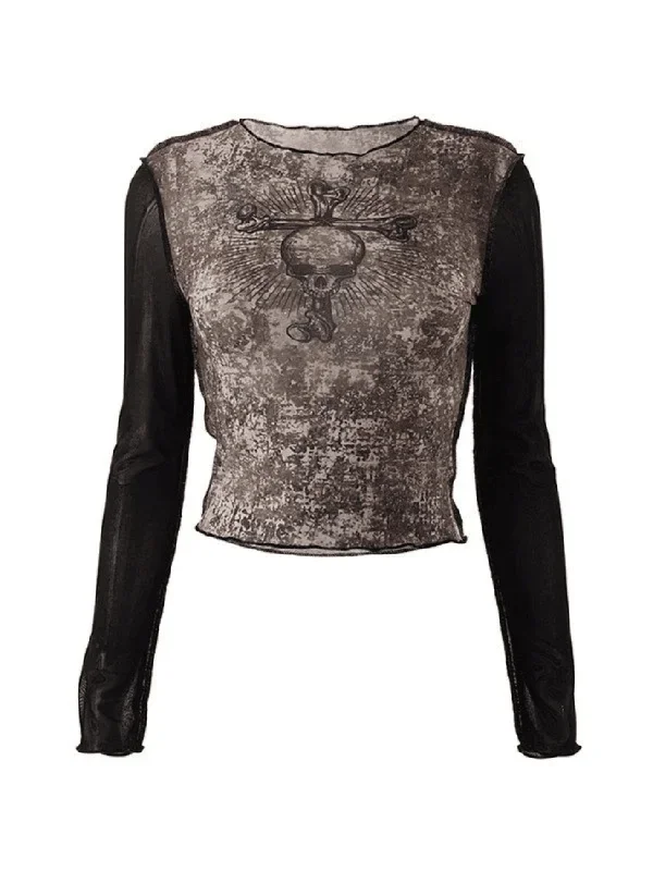 skull-mesh-long-sleeve-crop-top