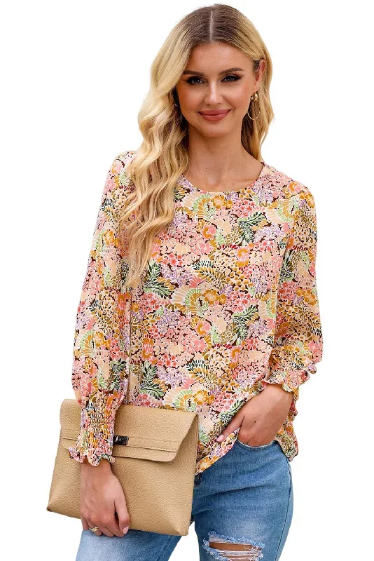 sky-blue-puff-sleeve-floral-blouse