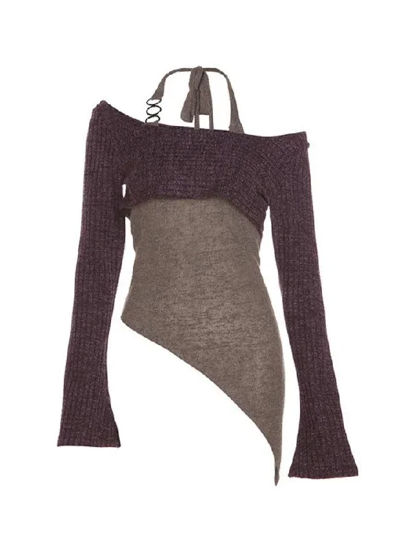 solid-color-slim-halter-sweater