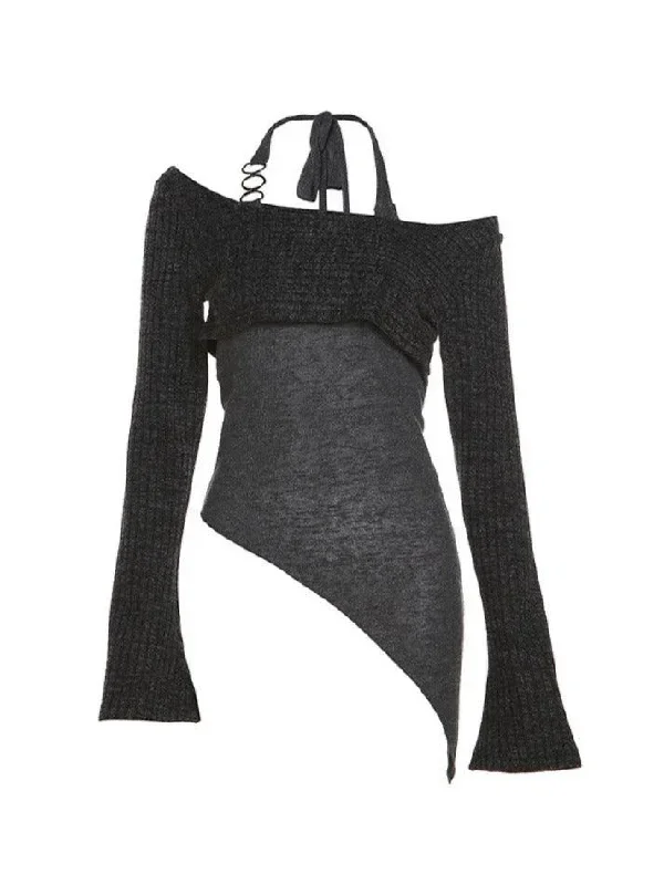 solid-color-slim-halter-sweater