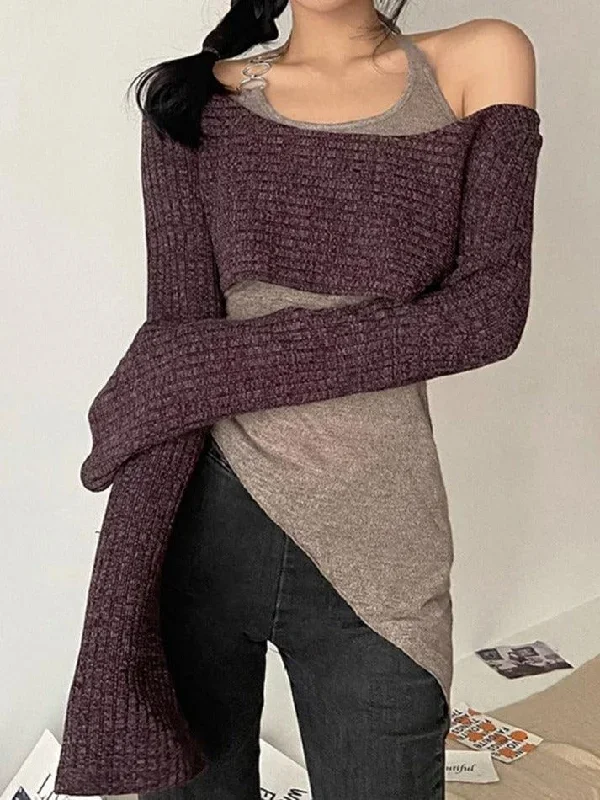 solid-color-slim-halter-sweater