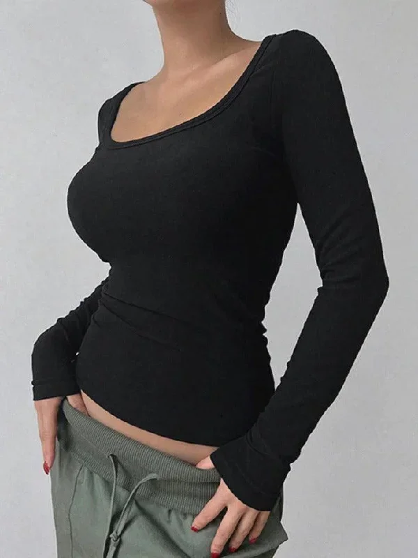 solid-u-neck-long-sleeve-tee