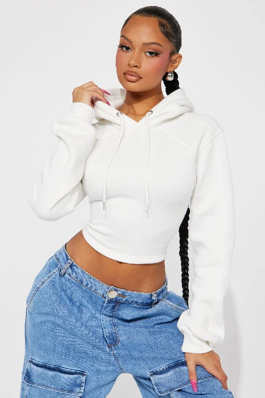 Strap Me Up Lounge Hoodie - White