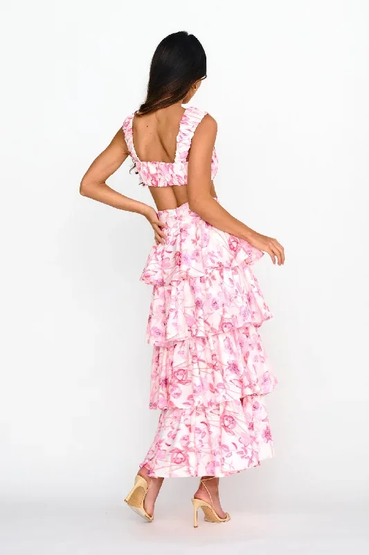 suenito-tiered-frill-maxi-skirt-floral-pink