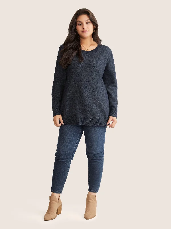 supersoft-essentials-solid-heather-twist-back-pullover