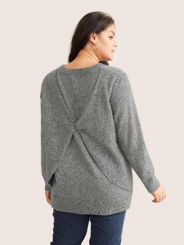 supersoft-essentials-solid-heather-twist-back-pullover