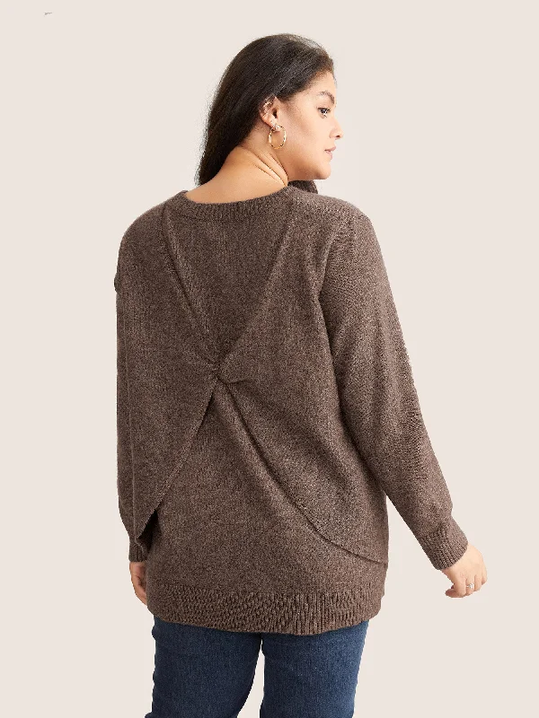 supersoft-essentials-solid-heather-twist-back-pullover