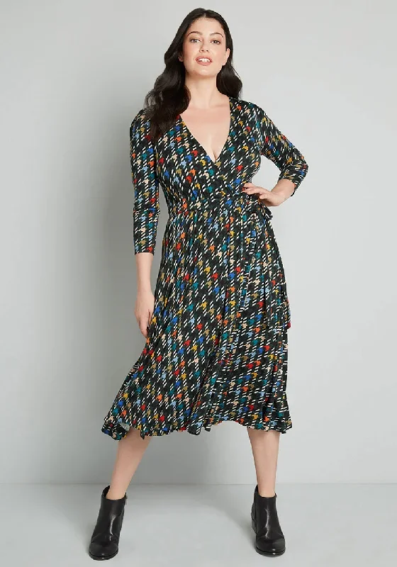 This Is My Moment Wrap Dress