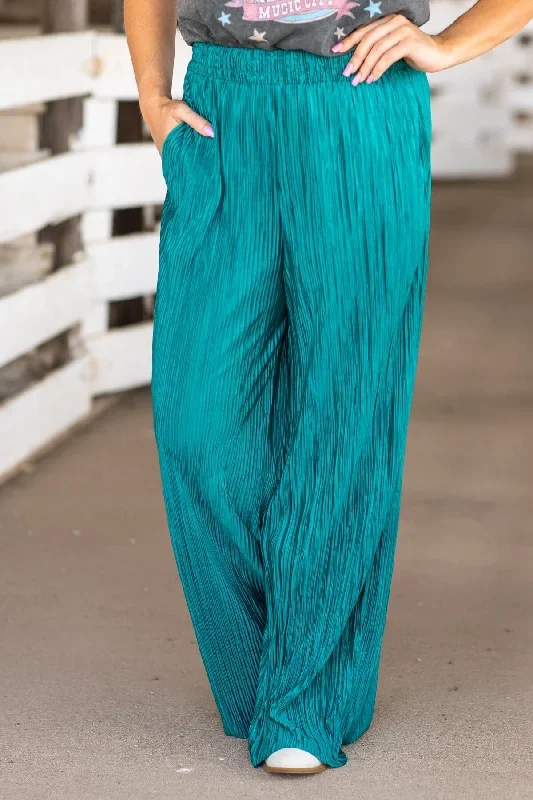 turquoise-crystal-pleat-wide-leg-pants