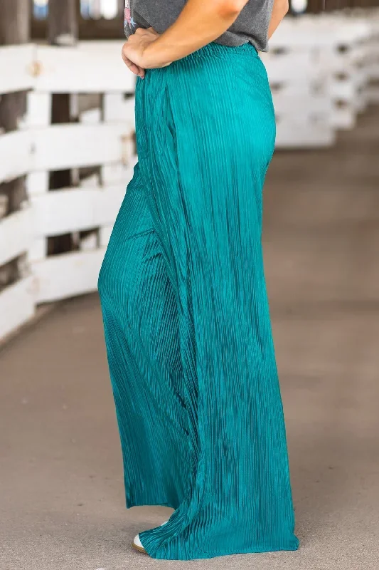 turquoise-crystal-pleat-wide-leg-pants