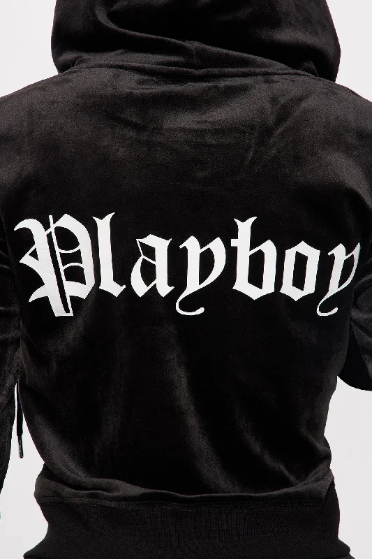 velour-playboy-zip-font-hoodie-black