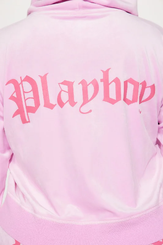 velour-playboy-zip-font-hoodie-pink