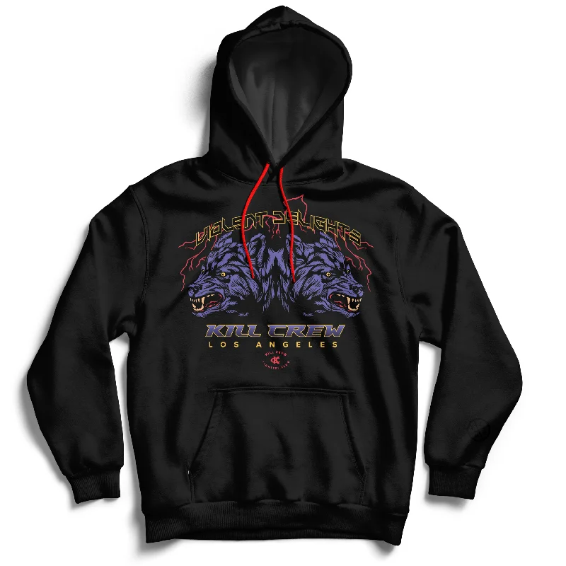 VIOLENT DELIGHTS HOODIE - BLACK