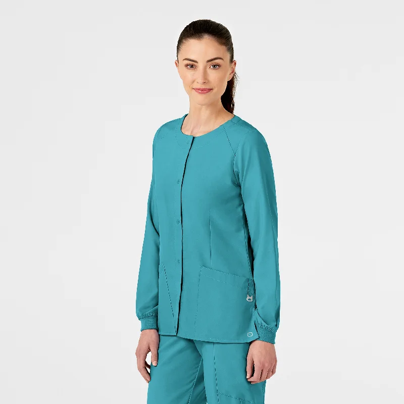 w123-womens-crew-neck-warm-up-scrub-jacket-teal-blue