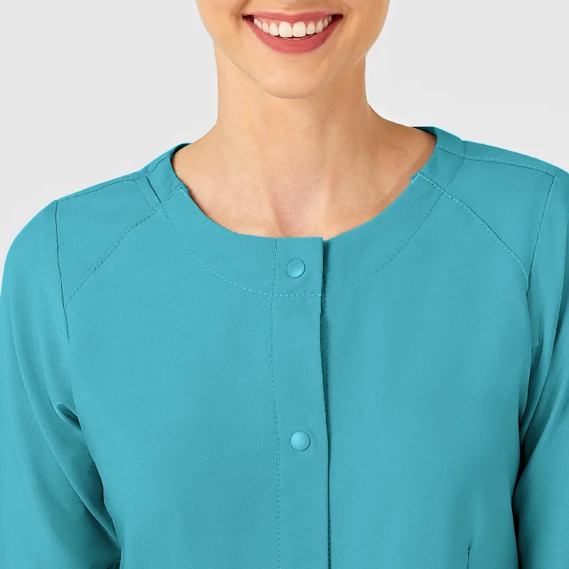 w123-womens-crew-neck-warm-up-scrub-jacket-teal-blue