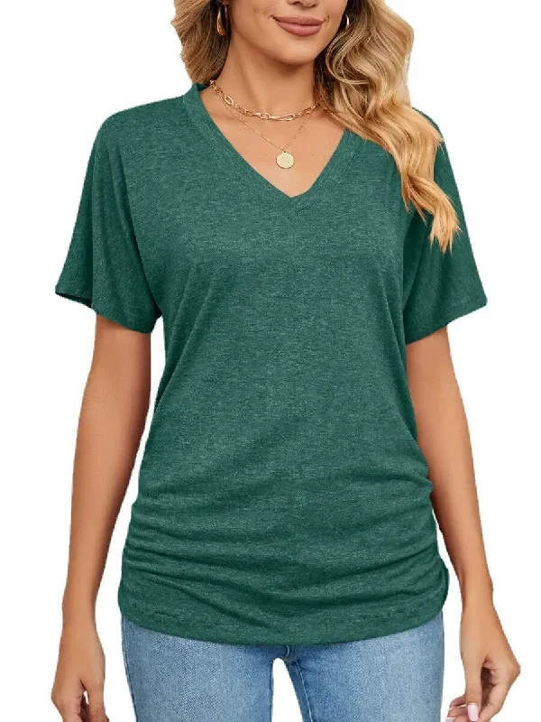 women-short-sleeve-v-neck-t-shirt-tops