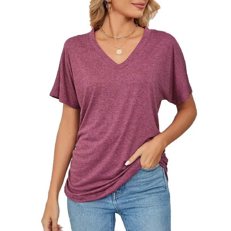 women-short-sleeve-v-neck-t-shirt-tops