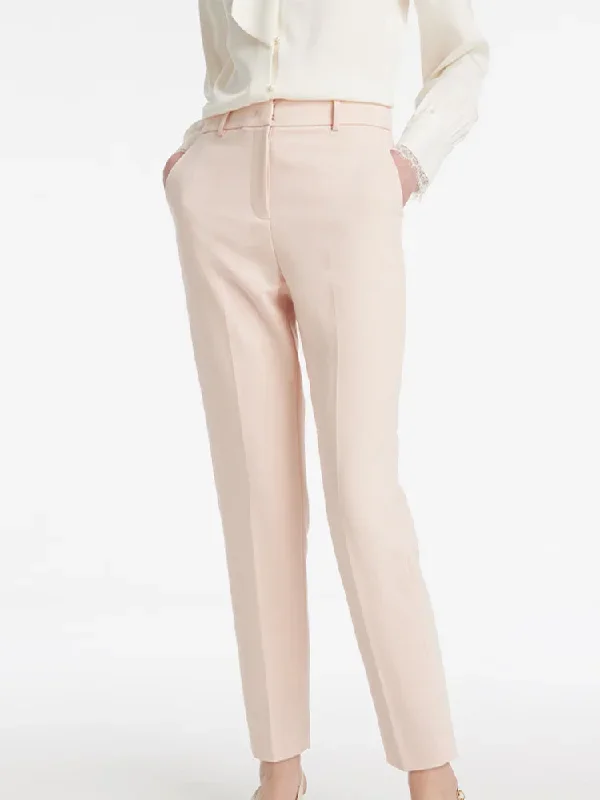 Worsted Wool Tapered Women Pants